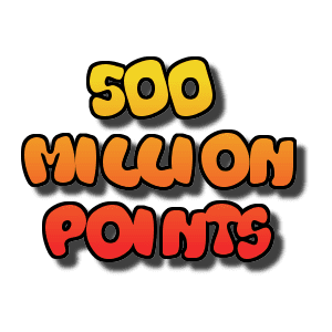 500 million points